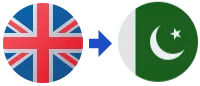 UK to Pakistan